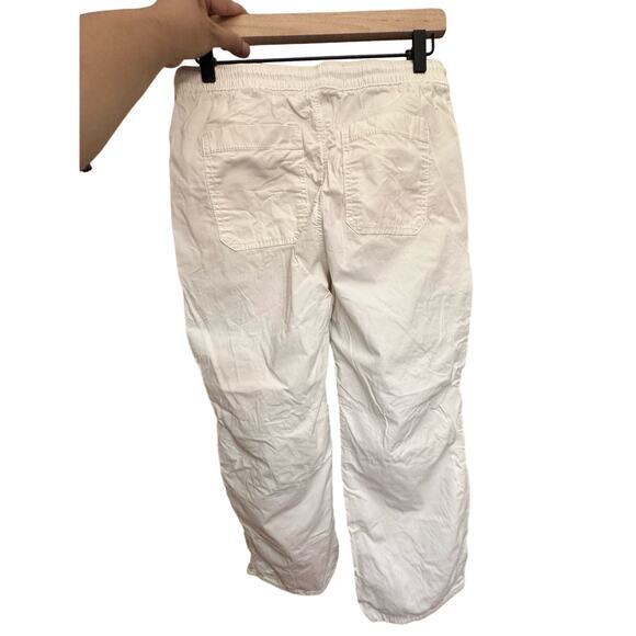Hollister ULTRA HIGH RISE BAGGY PANTS in White Size XS Short - Picture 2 of 14